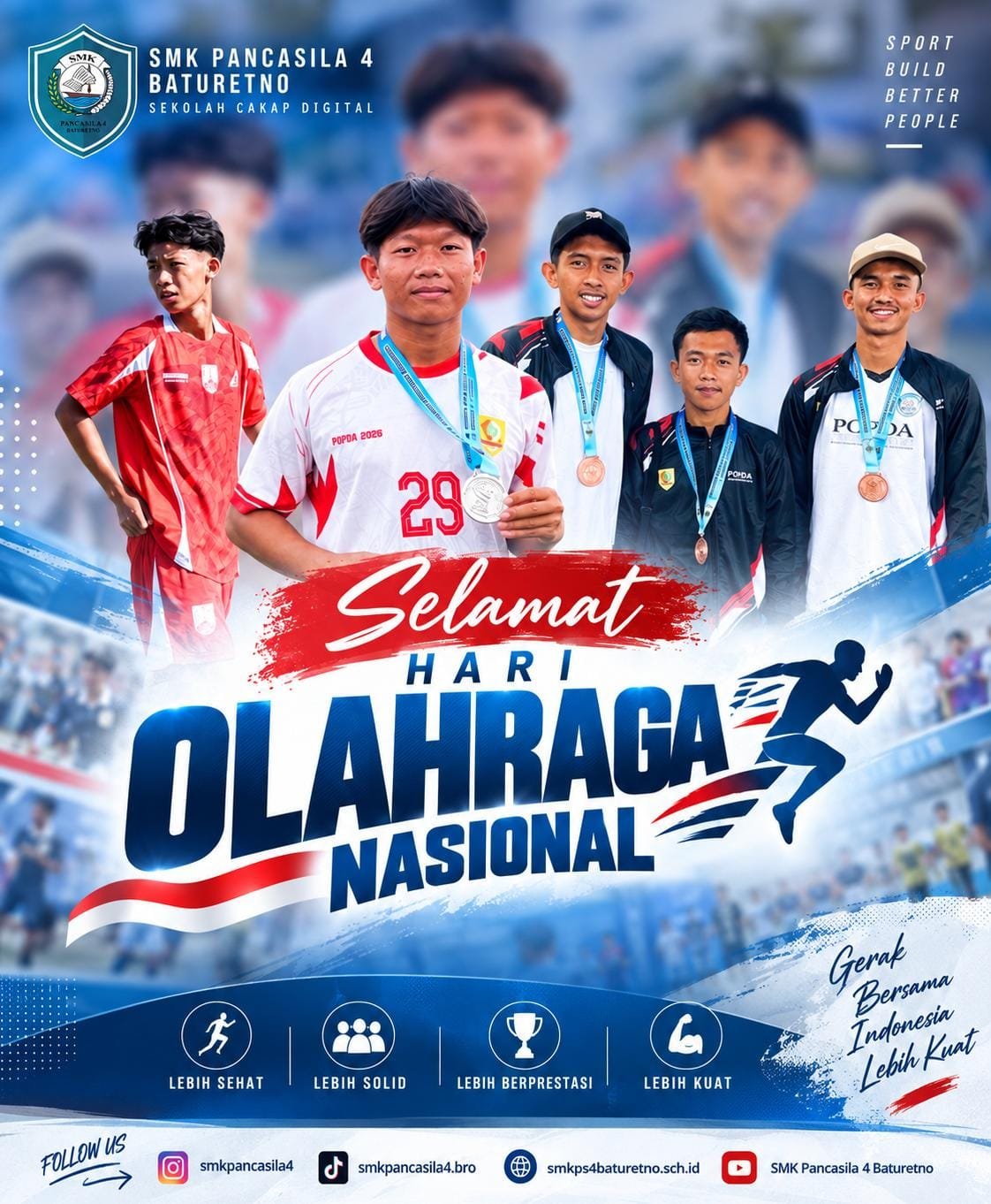 🏃‍♀️🏃‍♂️🏆 SELAMAT HARI OLAHRAGA NASIONAL 🏆🏃‍♂️🏃‍♀️